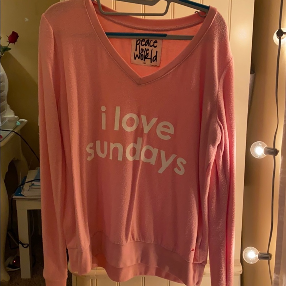 “I Love Sundays” Long Sleeve